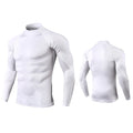 Camisa de compressão de treino masculina esportiva