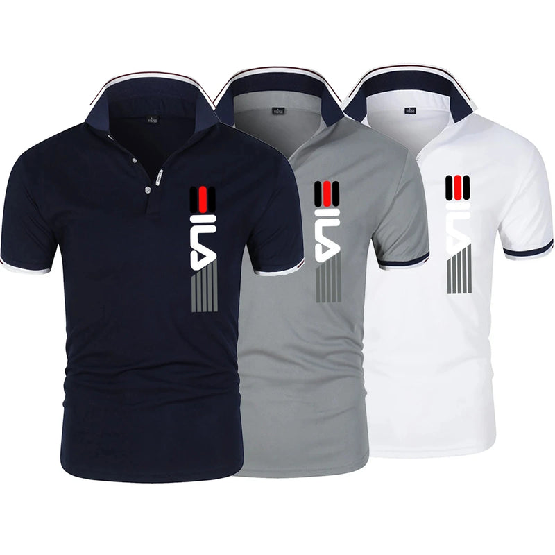 camisa polo slim fit masculina verão